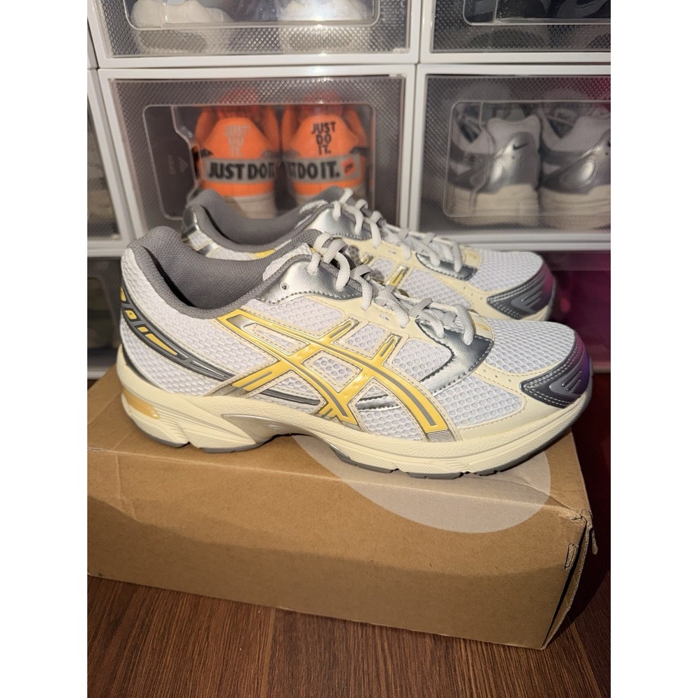 Size 10 - ASICS Gel 1130 White Faded Yellow W